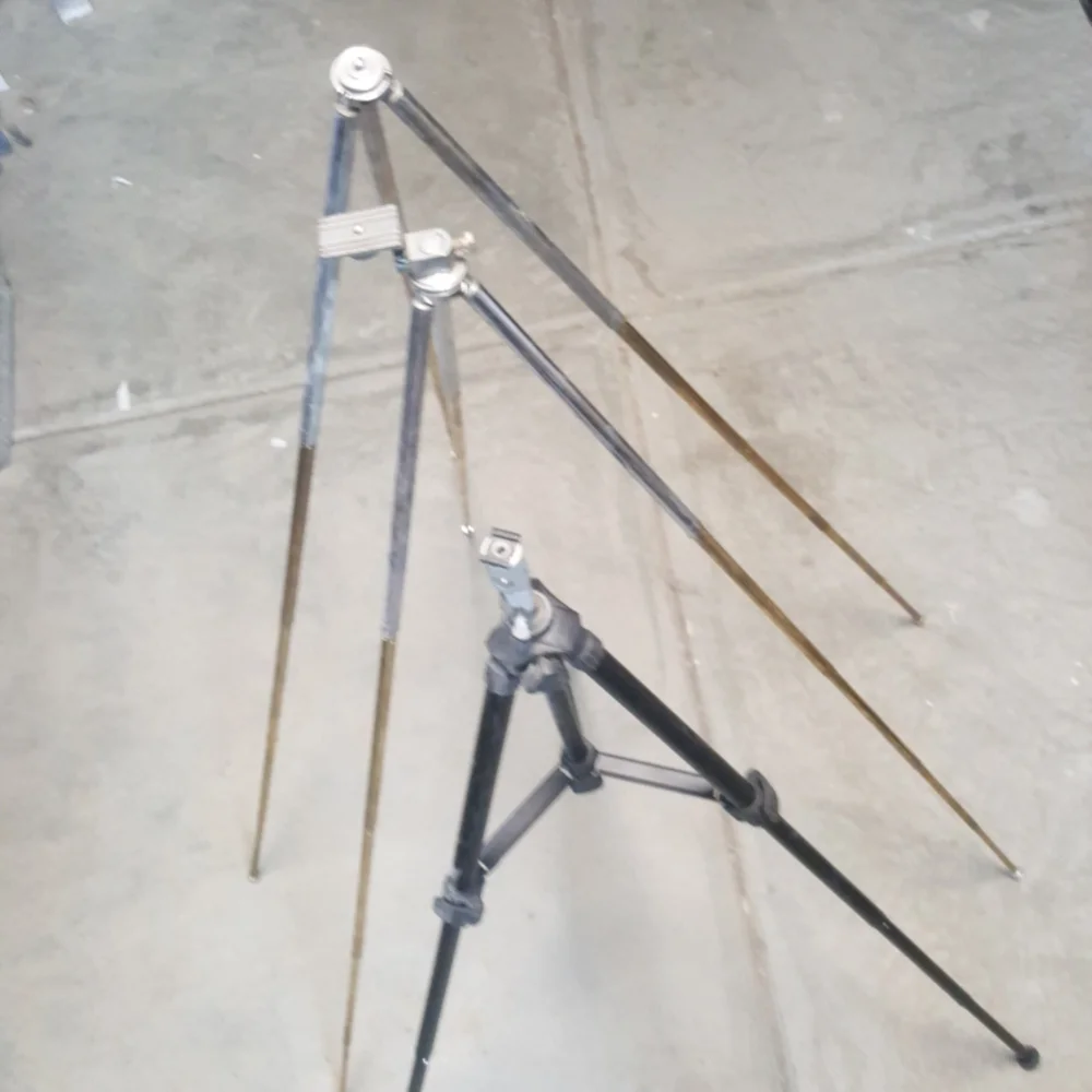3pcs 4ft expandable tripods metal and plastic